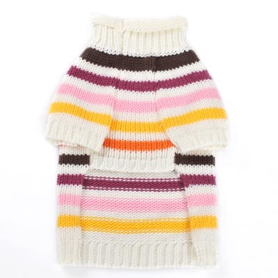 Colorful Stripes Sweater - Pink