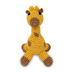 Crochet Squeaker Toy - Giraffe