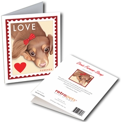 Dachshund - Doxie Love GREETING CARDS - 3 Cards