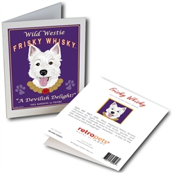Wild Westie GREETING CARD