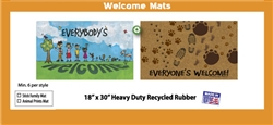 Welcome Mats "Everyone's Welcome"