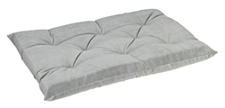 Tufted Cushion Granite Microvelvet