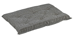 Tufted Cushion Herringbone Microvelvet