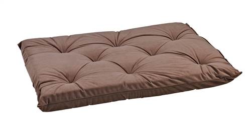 Tufted Cushion Pebble Microvelvet