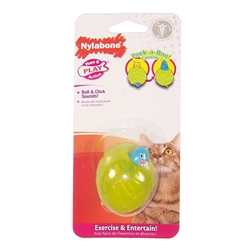 Nylabone Play Tiger Shark Ball Cat Toy - ACTIVE
