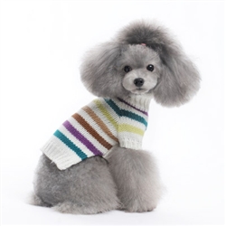 Colorful Stripes Sweater - Blue