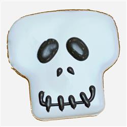 PRE-BOOK ITEM SKULL FACE COOKIE