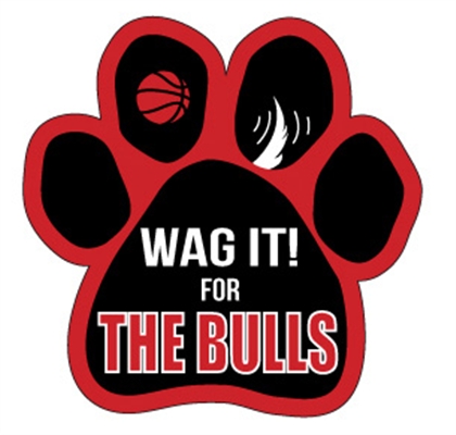 "Wag It! for the... " Basketball  Theme Paw Magnets