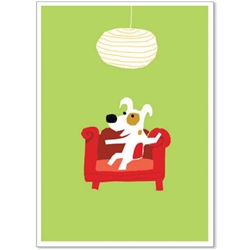 Rocket Couch - Rocket Launch Greeting Cards