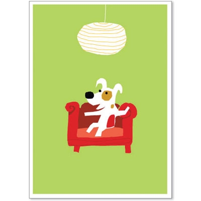 Rocket Couch - Rocket Launch Greeting Cards