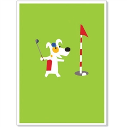 Golf - Rocket Launch Greeting Cards