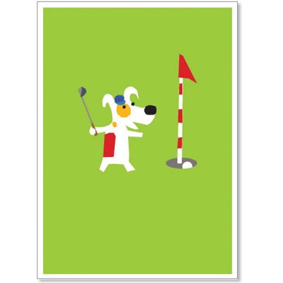 Golf - Rocket Launch Greeting Cards
