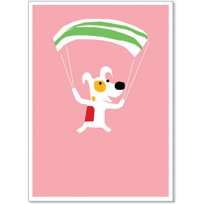 Parachute - Rocket Launch Greeting Cards