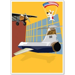 DC, Space Museum - Rocket Launch Greeting Cards