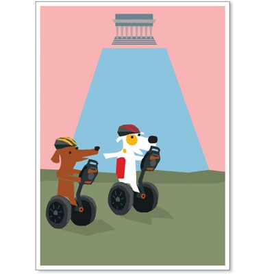 DC, Reflection Pool - Rocket Launch Greeting Cards