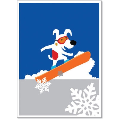 Slide Up - Rocket Launch Greeting Cards