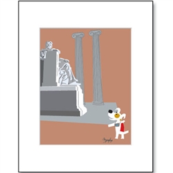DC, Lincoln Memorial - Matted Print