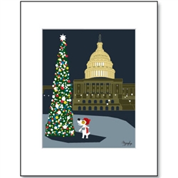 DC, Capitol Building - Matted Print