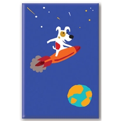 Rocket Flying - Fridge Magnet