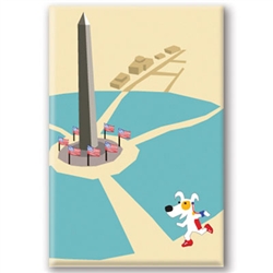 DC, Washington Monument - Fridge Magnet