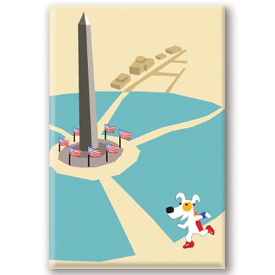DC, Washington Monument - Fridge Magnet