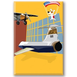 DC, Space Museum - Fridge Magnet