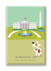 DC, White House - Fridge Magnet