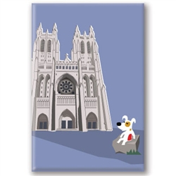 DC, National Cathedral - Fridge Magnet