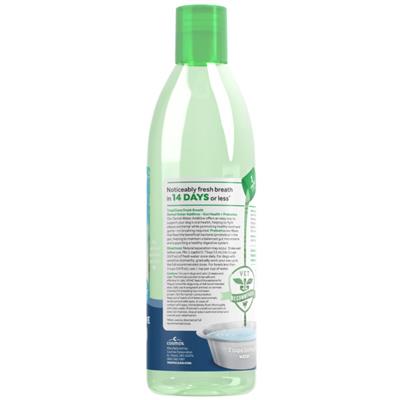 TropiClean Fresh Breath Dental Water Additive Plus Gut Health for Dogs, 16oz