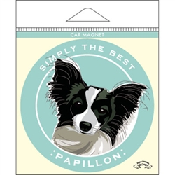 Papillon - Car Magnet