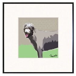 Framed Print: Irish Wolfhound