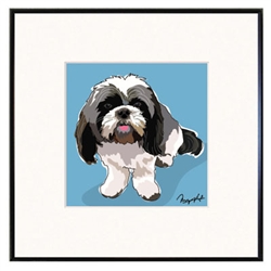 Framed Print: Shih Tzu