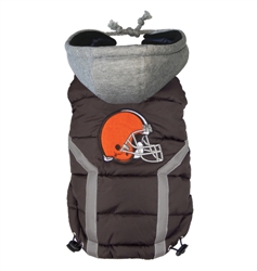 Cleveland Browns Dog Puffer Vest