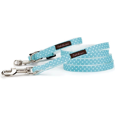 Aqua/White Mini Polka Collection