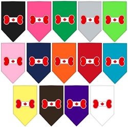 Bone Flag Canadian Screen Print Bandana