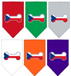 Bone Flag Czech Republic Screen Print Bandana