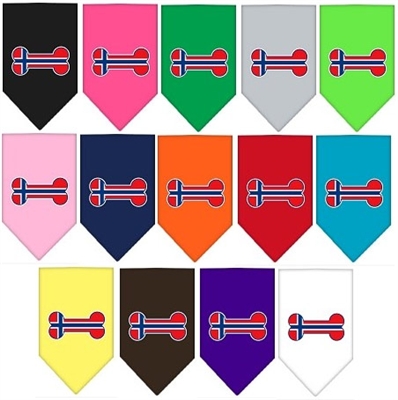Bone Flag Norway Screen Print Bandana