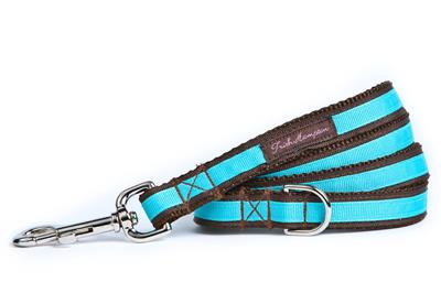 Chocolate/Turquoise Stripe Collection