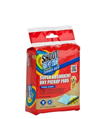 Shout® Turbo Oxy Super Absorbent Oxy Pickup Pads