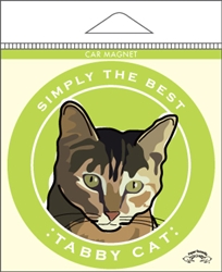 Cat, Tabby - Car Magnet