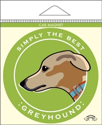 Greyhound - Car Magnet