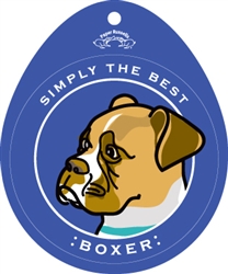 Boxer, Tan - Sticker