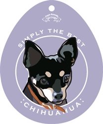 Chihuahua, Black - Sticker