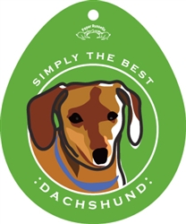 Dachshund, Brown - Sticker