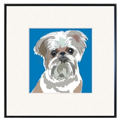 Framed Print: Brussels Griffon