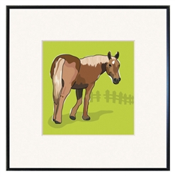 Framed Print: Horse, Quarter