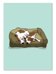 Friendship: Two Beagles