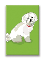 Bichon Side - Fridge Magnet