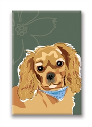 Cavalier, Brown - Fridge Magnet