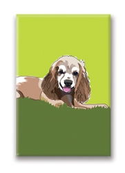 Cocker Spaniel, Brown - Fridge Magnet